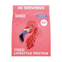 Proteína em pó Birdman Fitmingo Vegan para mulheres 22g de mirtilo Proteína em pó Birdman Fitmingo Vegan para mulheres 22g de mirtilo