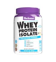 Proteína em pó Bluebonnet Nutrition Whey Isolate 454g de baunilha