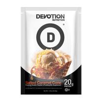 Proteína em pó Devotion Nutrition, casquinha de caramelo salgado, 2 libras