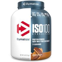 Proteína em pó Dymatize ISO100 Whey Chocolate Amendoim 2,27 kg