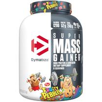 Proteína em pó Dymatize Super Mass Gainer 6 libras de seixos frutados