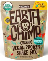 Proteína em pó EarthChimp Organic Vegan 32 onças 26 porções Proteína em pó EarthChimp Organic Vegan 32 onças 26 porções
