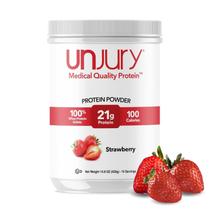 Proteína em pó Injury Strawberry 100% Whey Isolate 450g