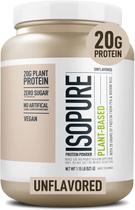 Proteína em pó isopura sem sabor vegana 20 porções