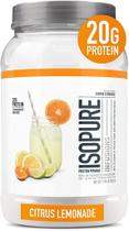 Proteína em pó Isopure Clear Whey Isolate, limonada cítrica