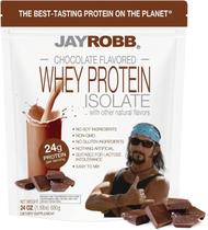 Proteína em pó Jay Robb Whey Chocolate Isolado 700mL