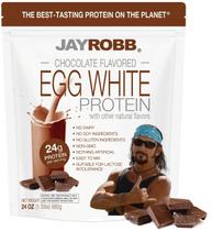Proteína em pó JAYROBB Chocolate, clara de ovo, 700 ml, baixo teor de carboidratos Proteína em pó JAYROBB Chocolate, clara de ovo, 700 ml, baixo teor de carboidratos