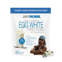 Proteína em pó JAYROBB Vanilla, clara de ovo, 2,37 libras de ceto com baixo teor de carboidratos