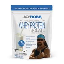 Proteína em pó JAYROBB Whey Vanilla Isolate 700 ml com baixo teor de carboidratos Proteína em pó JAYROBB Whey Vanilla Isolate 700 ml com baixo teor de carboidratos
