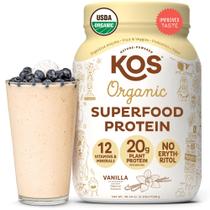 Proteína em pó KOS Vegan Vanilla Organic 28 porções Proteína em pó KOS Vegan Vanilla Organic 28 porções