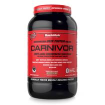 Proteína em pó MuscleMeds CARNIVOR Beef Isolate 23g de chocolate