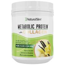 Proteína em pó NaturalSlim Metabolic com colágeno e baunilha 500mL