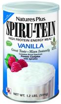Proteína em pó NaturesPlus SPIRU-TEIN Baunilha 480g