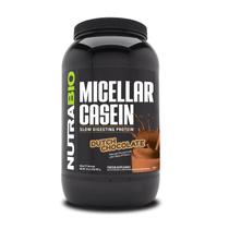 Proteína em pó NutraBio Caseína Micelar 907g de chocolate holandês