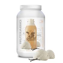 Proteína em pó NutraBio Grass Fed Whey Isolate 2,2 kg de baunilha