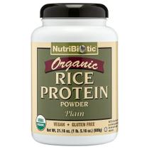Proteína em pó NutriBiotic Arroz Orgânico 600mL 80% Proteína