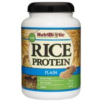 Proteína em pó NutriBiotic Plain Rice 600g Low Carb Vegan Proteína em pó NutriBiotic Plain Rice 600g Low Carb Vegan