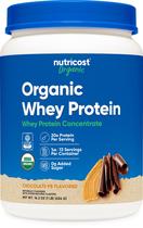 Proteína em pó Nutricost Organic Whey Chocolate Amendoim 500g