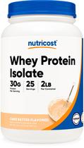Proteína em pó Nutricost Whey Isolate Bolo Massa 1 kg