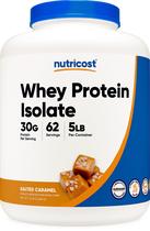 Proteína em pó Nutricost Whey Protein Isolate Caramelo Salgado 2,27 kg Proteína em pó Nutricost Whey Protein Isolate Caramelo Salgado 2,27 kg