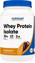 Proteína em pó Nutricost Whey Protein Isolate Chocolate Manteiga de Amendoim 907g Proteína em pó Nutricost Whey Protein Isolate Chocolate Manteiga de Amendoim 907g