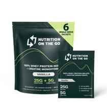 Proteína em pó Nutrition On The Go Travel 25g Protein Vanilla