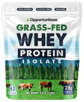 Proteína em pó Opportunites, isolado de soro de leite alimentado com capim 1,13 kg Proteína em pó Opportunites, isolado de soro de leite alimentado com capim 1,13 kg