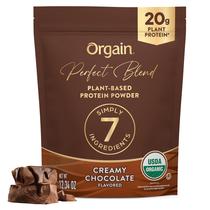 Proteína em pó Orgain Organic Vegan Perfect Blend 20g de chocolate