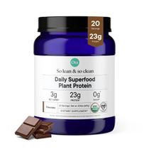 Proteína em pó ou chocolate vegano orgânico 20 porções 460g