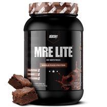 Proteína em pó REDCON1 MRE Lite Fudge Brownie Flavor 30 porções Proteína em pó REDCON1 MRE Lite Fudge Brownie Flavor 30 porções
