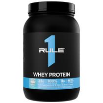 Proteína em pó Rule 1: proteína de soro de leite, 24 g, EAAs, BCAAs, bolo de aniversário Proteína em pó Rule 1: proteína de soro de leite, 24 g, EAAs, BCAAs, bolo de aniversário