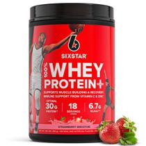 Proteína em pó Six Star Whey Protein Plus Morango 0,8 kg