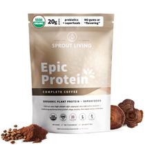 Proteína em pó Sprout Living Epic Coffee 454g 12 porções