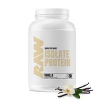 Proteína isolada de soro de leite em pó, baunilha crua, 1 kg, 25 porções