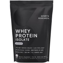 Proteína Isolada de Whey Sports Research Sem Sabor 907 g