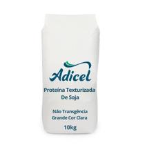 Proteína Texturizada De Soja Não Transgência Cor Clara Tamanho Grande (Torresmo) Adicel - 10kg