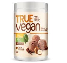 Proteína True Vegan 418g True Source Chocolate com Avelã