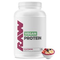 Proteína vegana em pó, taça de açaí RAW, 20 g à base de plantas, 25 porções