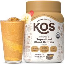 Proteína vegetal em pó KOS Chocolate Peanut Butter 450g