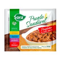 Proteína Vegetal Vegana Picadinho ao Molho Caseiro Sora 300g Proteína Vegetal Vegana Picadinho ao Molho Caseiro Sora 300g