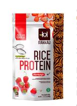 Proteina Vegetal Vegana Rice Protein Morango Rakkau 600g
