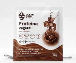Proteína Vegetal Vegano Sem Glúten 6 Unidades 30g Ocean Drop Sabor:Chocolate Proteína Vegetal Vegano Sem Glúten 6 Unidades 30g Ocean Drop Sabor:Chocolate