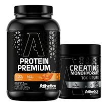 Proteina Whey Sem Gluten Doce Leite 900G Creatina Atlhetica