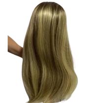 Prótese Capilar Cabelo Humano Topper TicTac 17x22- 35cm LOIRO Prótese Capilar Cabelo Humano Topper TicTac 17x22- 35cm LOIRO