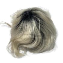 Prótese Capilar de Micropele T60RY Loiro raiz esfumada Nó duplo Prótese Capilar de Micropele T60RY Loiro raiz esfumada Nó duplo