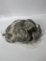 Prótese Capilar Híbrida Austrália 1B80 - 80% grisalho - Prótese Capilar Híbrida Austrália 1B80 - 80% grisalho -