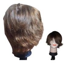 Prótese Capilar Masculina Cabelo Human o 27x21 Castanho Claro micropele