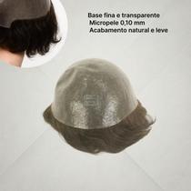 Protese Capilar Masculina Nó - Base Micropele Gustavo 20X25 Protese Capilar Masculina Nó - Base Micropele Gustavo 20X25