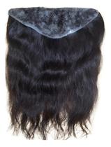 Prótese capilar peruca feminina micropele tipo tiara esconde alopécia próxima à orelha 25x11cm Prótese capilar peruca feminina micropele tipo tiara esconde alopécia próxima à orelha 25x11cm