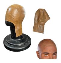 Prótese Careca Falsa Latex Marrom Fantasia Halloween